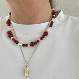 Karna mix pearl necklace