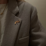 Salamander brooch