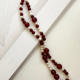 Karna mix pearl necklace
