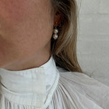 Link Ball Pearl Earrings