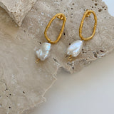 Grace 1 link pearl earring