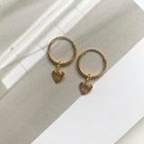Burning heart hoops