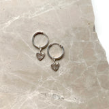 Burning heart hoops