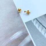Triangle dot earring