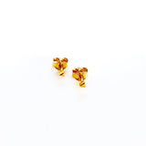 Triangle dot earring
