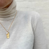 Treasure baroque pearl pendant