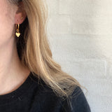 Burning heart hoops