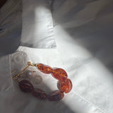 Amber chain pendant