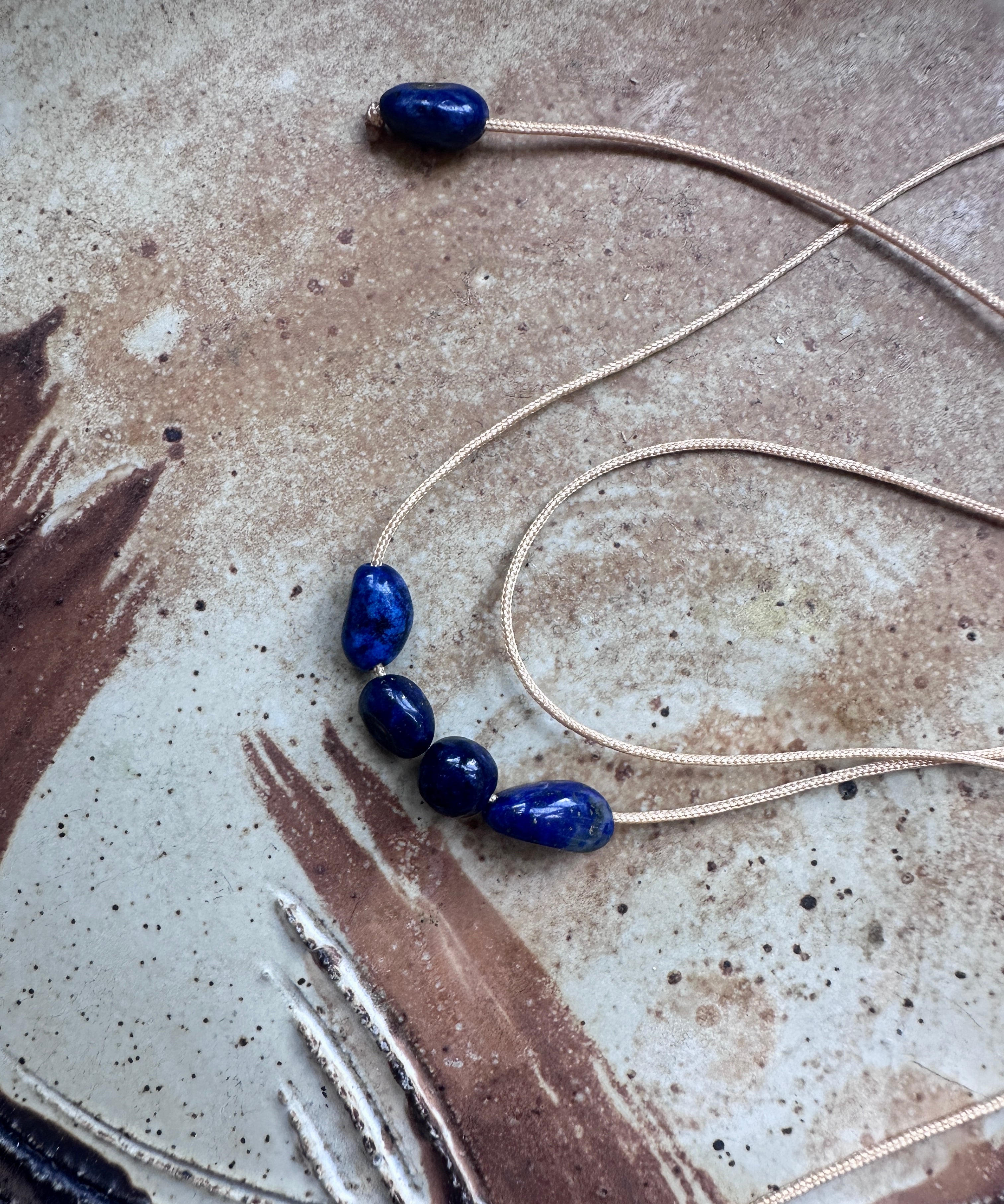 Lapina string necklace
