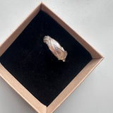 Fingerprint big chunky ring