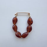 Amber chain pendant