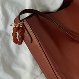 Amber chain pendant