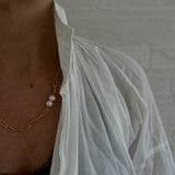 Link Pearl Necklace