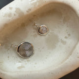 Engraved Small round fingerprint pendant