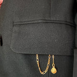 Anika flame chain pendant