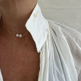 Link Pearl Necklace