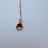 Anika flame chain pendant