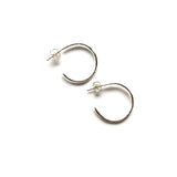 Jenna silver hoops