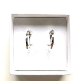 Jenna silver hoops