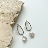 Grace 1 link pearl earring