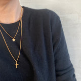 Burning heart necklace