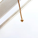 Burning heart necklace
