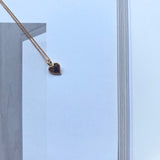 Burning heart pendant