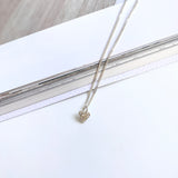 Burning heart necklace