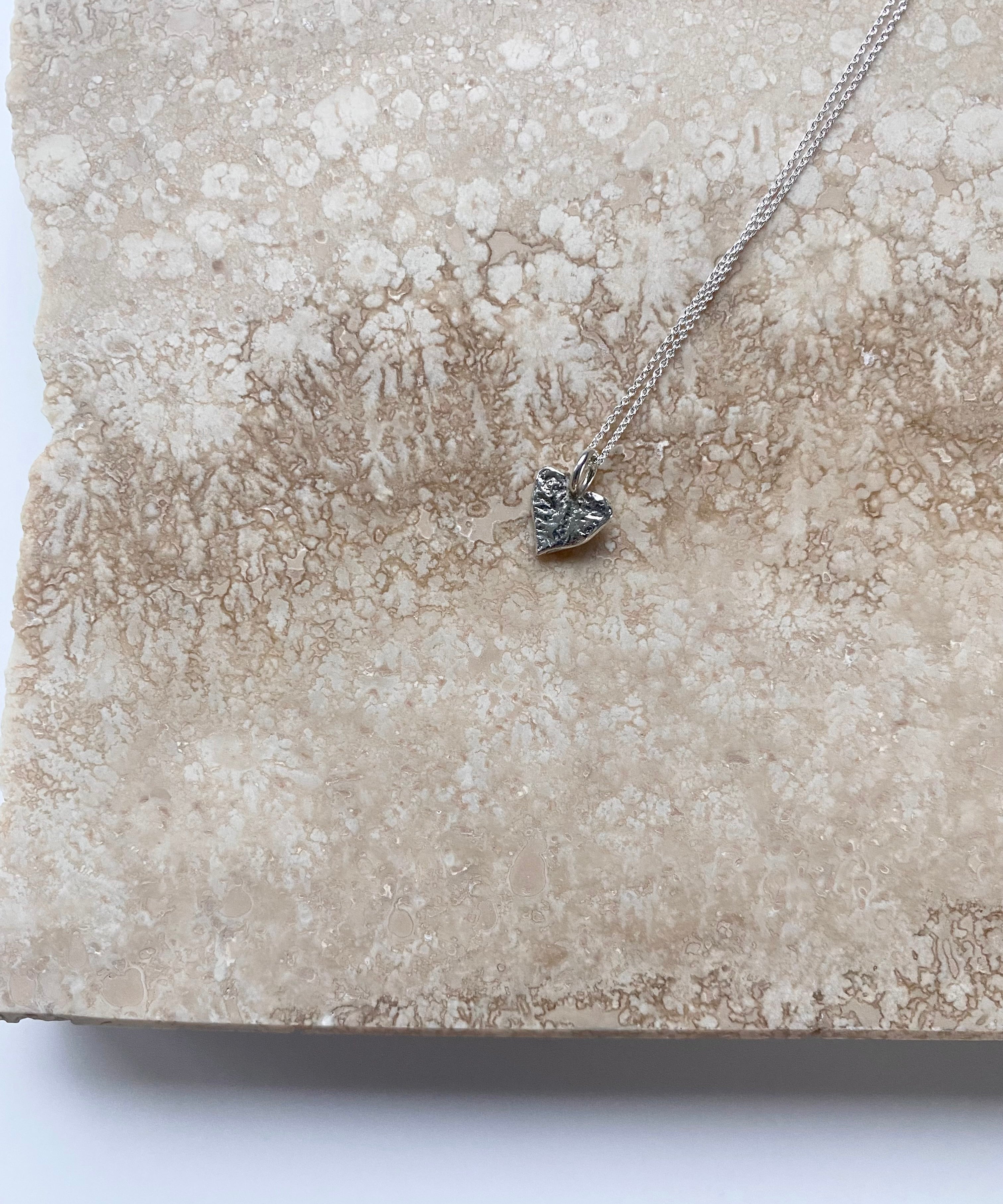 Burning heart pendant